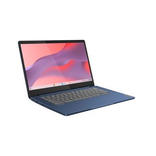 Lenovo IdeaPad Slim 3 Chromebook Abyss Blue facing right square render
