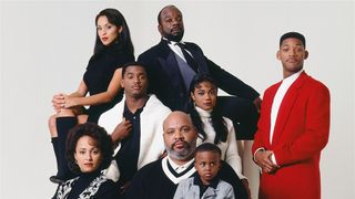 The cast of NBC's 1990-96 sitcom The Fresh Prince of Bel-Air.