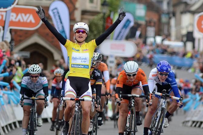 Marianne Vos wins stage 5 of the Women's Tour