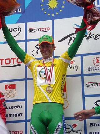 First time in yellow for Mauro Finetto