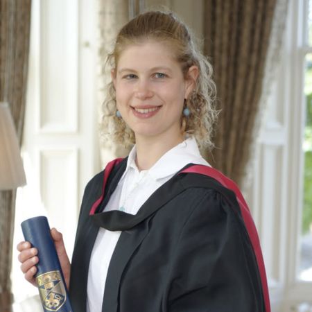 Lady Louise Windsor in her graduation gown