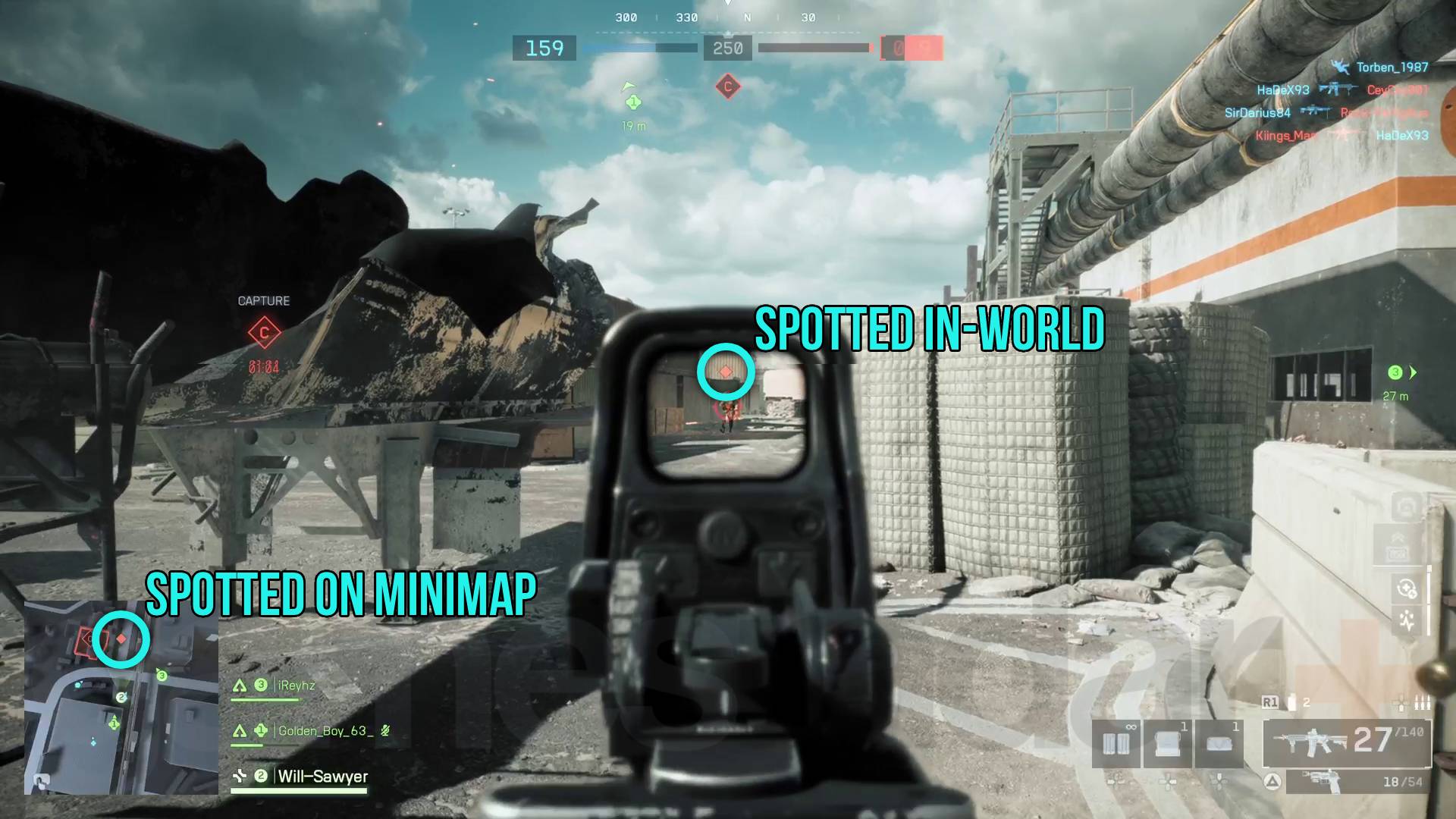 Battlefield 6 spotting markers explained in-world and on minimap