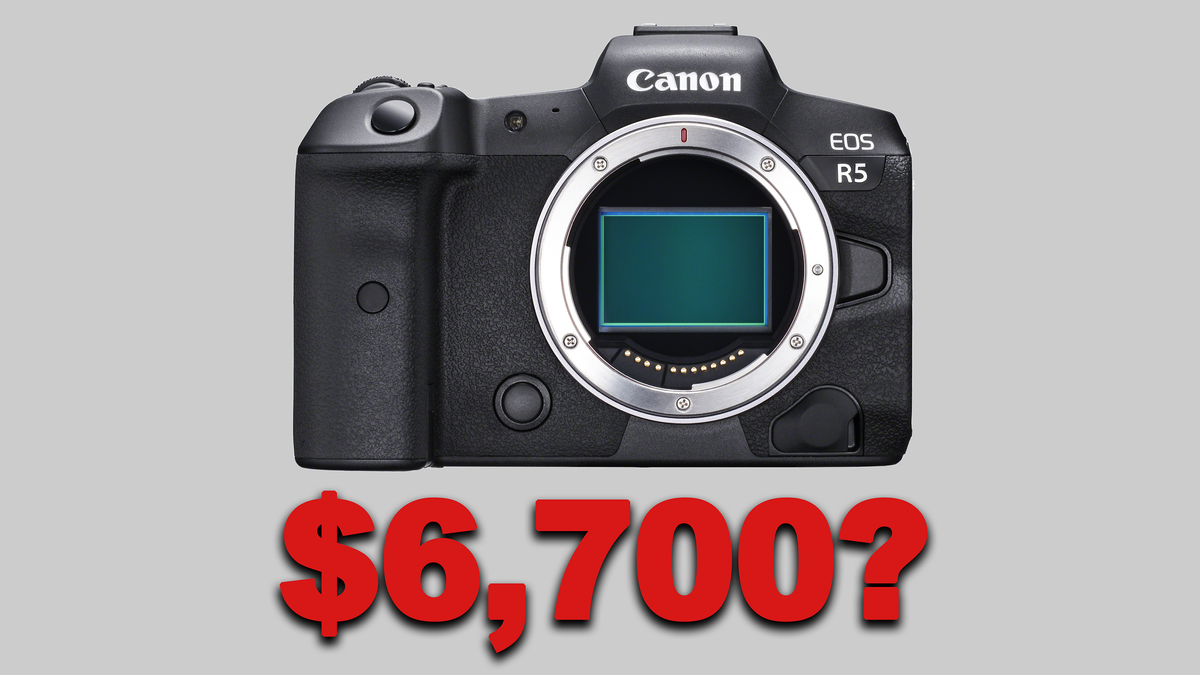Canon EOS R5 priced $6,700 / £5,500, according to retailer leak