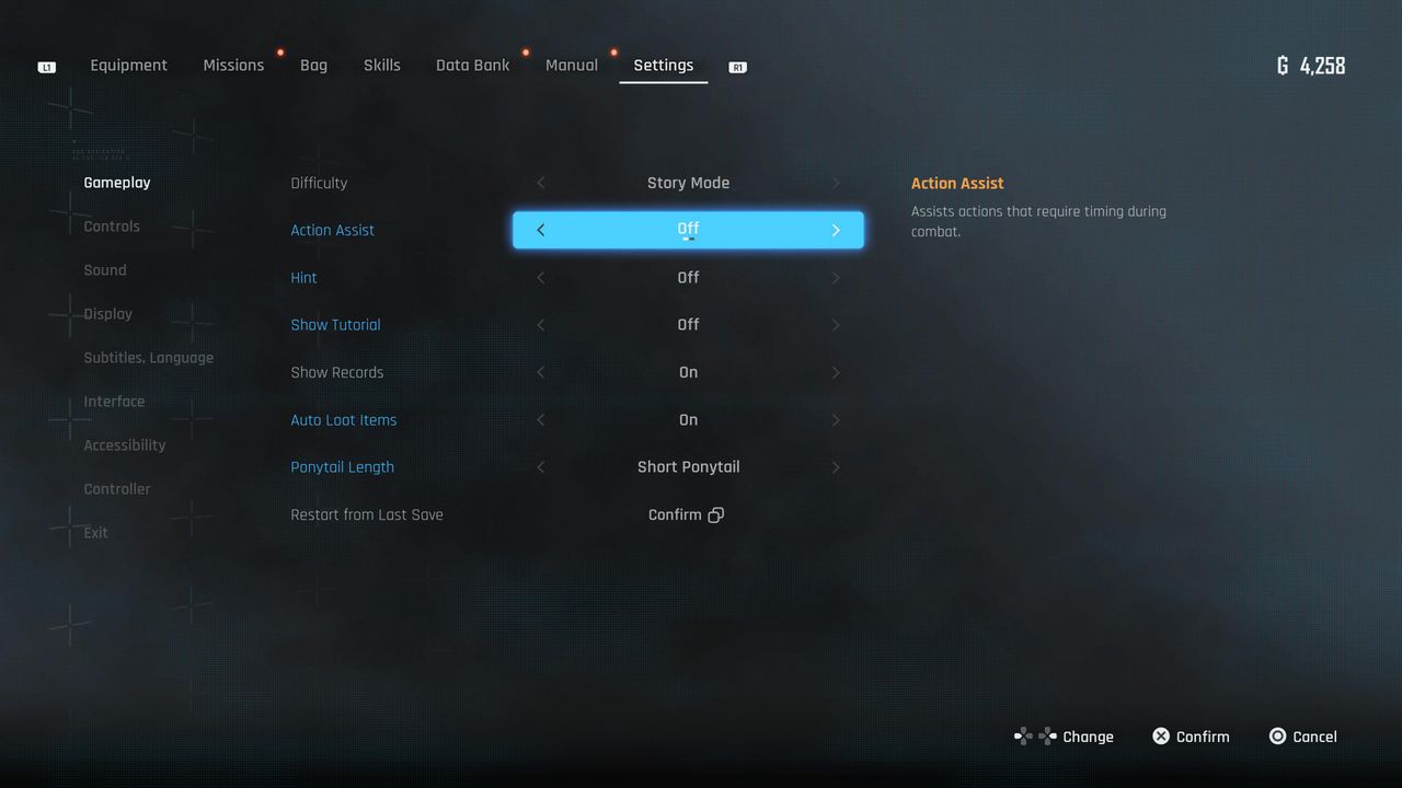 Stellar Blade accessibility 4