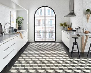 vinyl floor tiles ubix Kaleidoscope by karndean design flooring