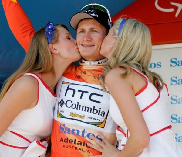 Andre Greipel (HTC-Columbia) is looking good so far in this years race.