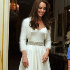Kate Middleton at her wedding reception in 2011