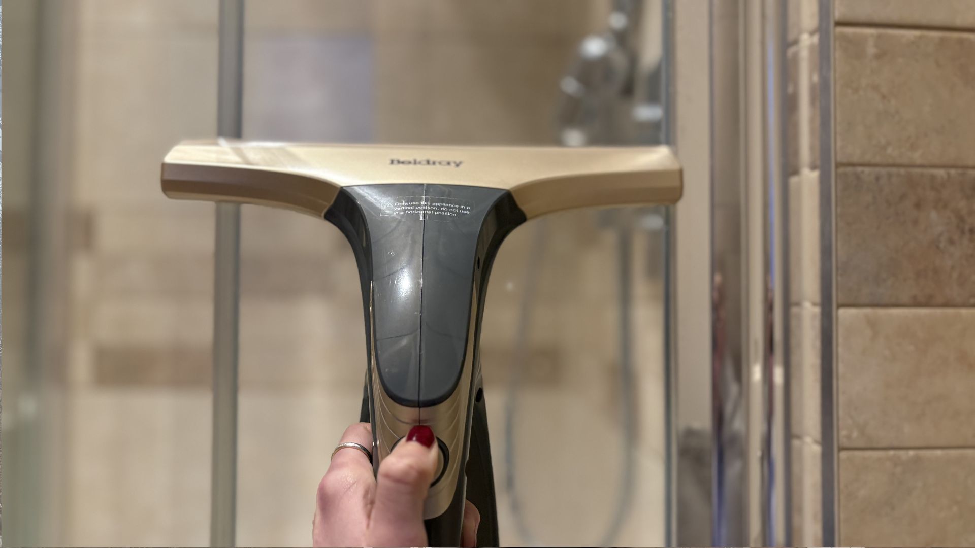 Testing the Beldray Cordless Window Vacuum