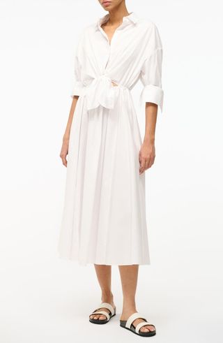 Lisa Stretch Cotton Shirtdress