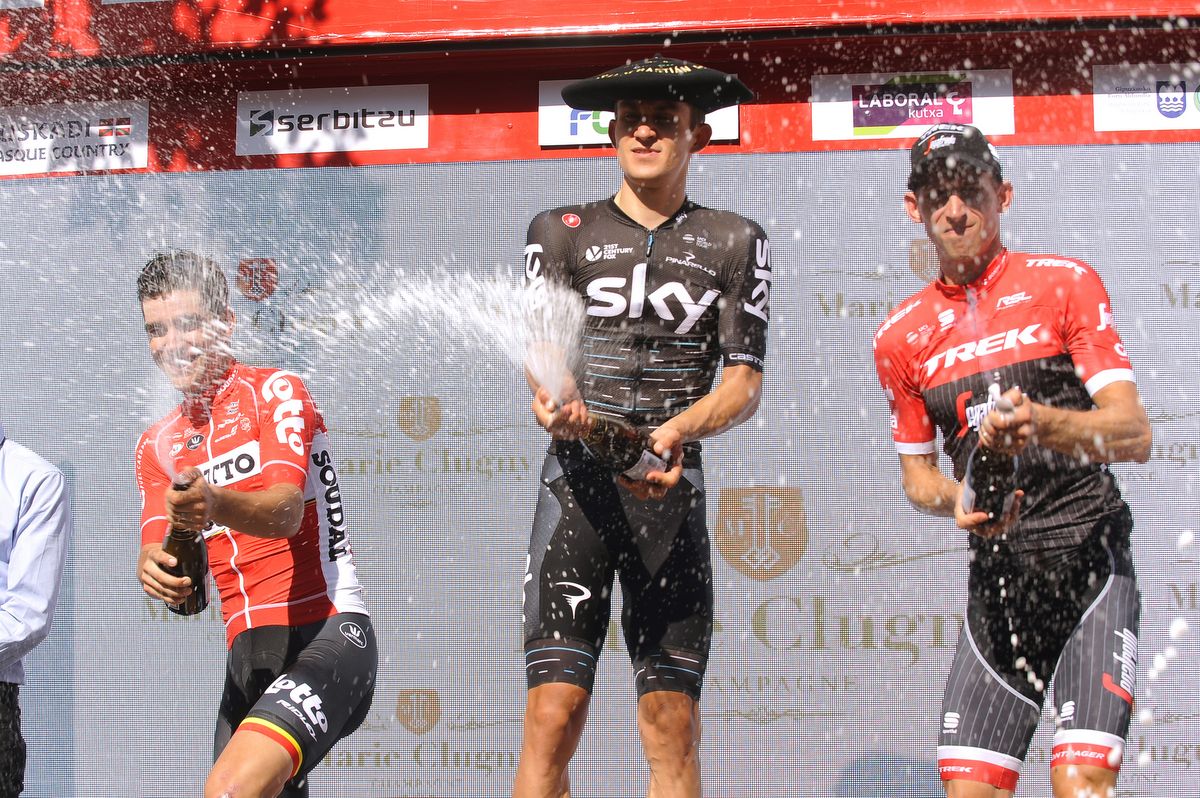 Time to spray for the podium