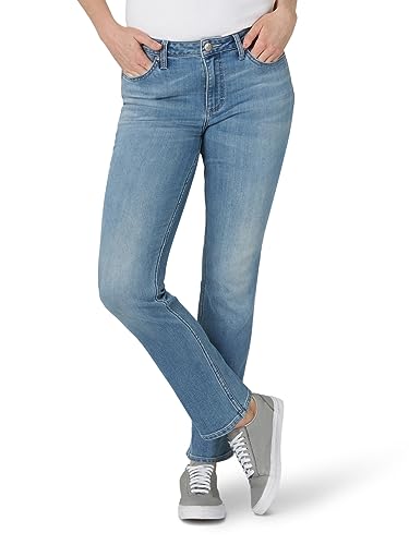 Lee Women's Legendary Mid Rise Straight Leg Jean Anchor 6