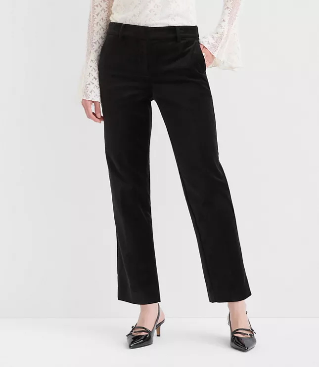 Riviera Slim Pants in Velvet
