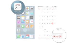 Manage all shared calendar events in Calendar on iPhone and iPad by showing: Open calendar app the tap inbox