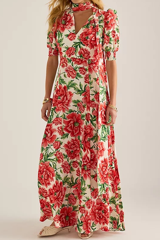 Queens of Archie Delilah Floral Dress