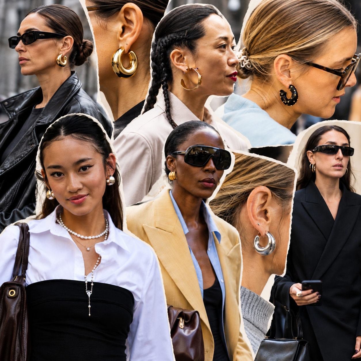 Chunky Hoop Earrings