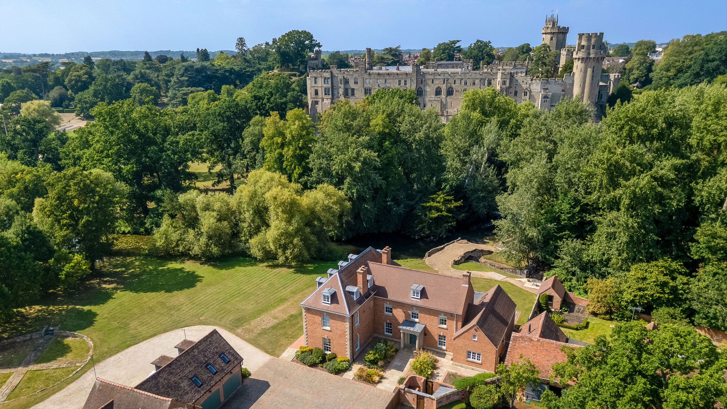 A country house by Ben Pentreath that has one of the great masterpieces of medieval architecture in the back garden