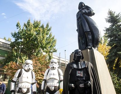 Darth Vader monument in Ukraine
