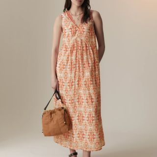Per Una orange floral dress