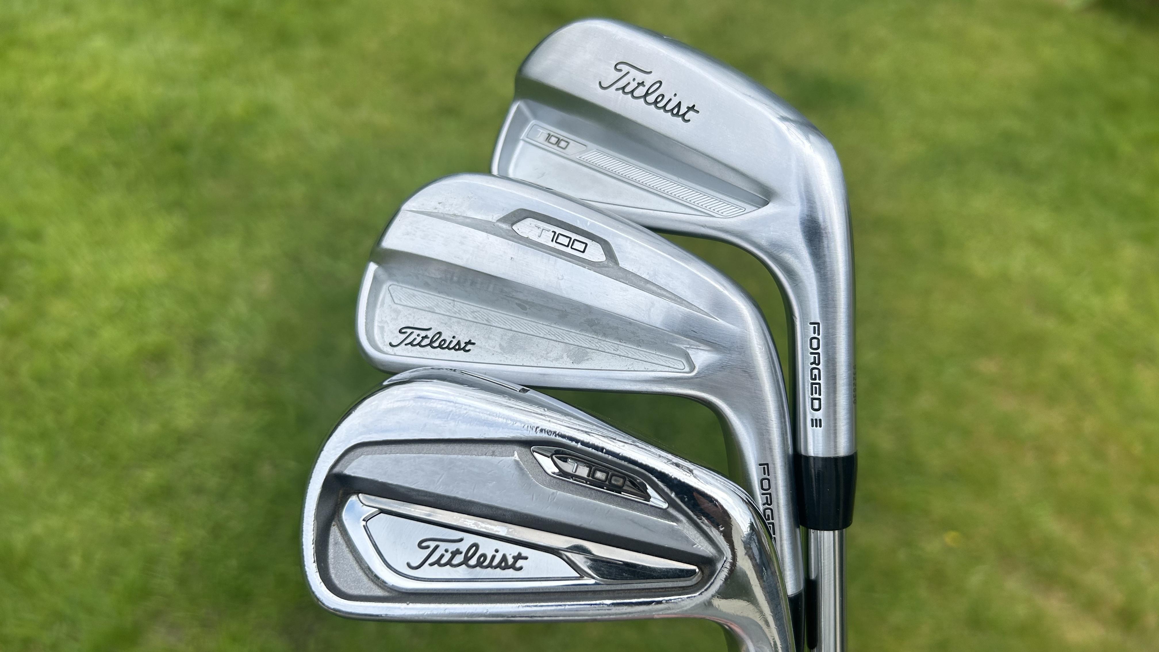 Photo of the three irons together