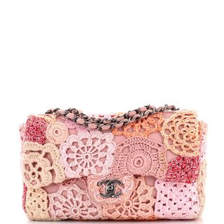 Paris-Seoul Flap Bag Crochet and Lambskin Medium