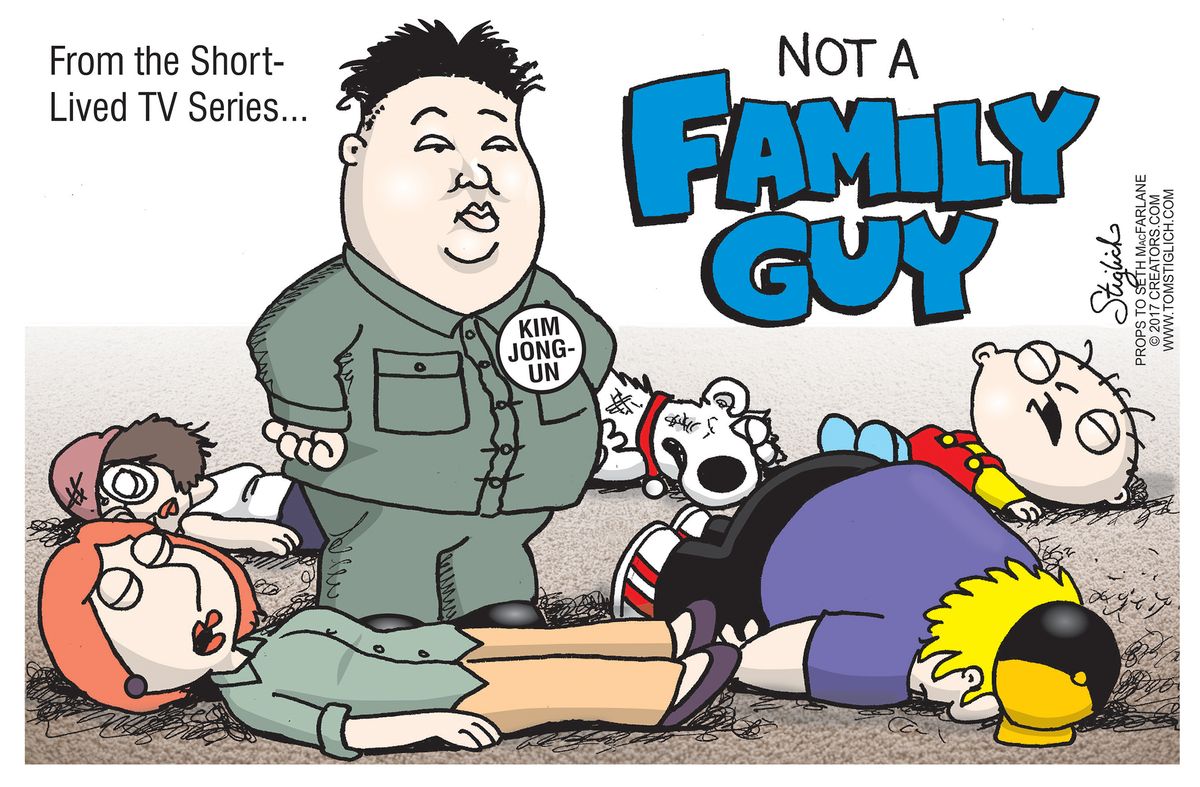 Political Cartoon World Kim-Jong Un Family Guy assassination | The Week