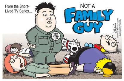 Political Cartoon World Kim-Jong Un Family Guy assassination