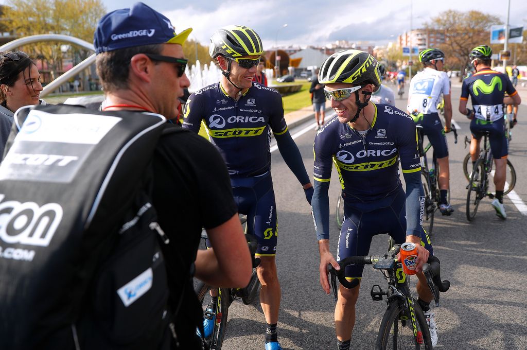 Daryl Impey and Adam Yates after stage 6