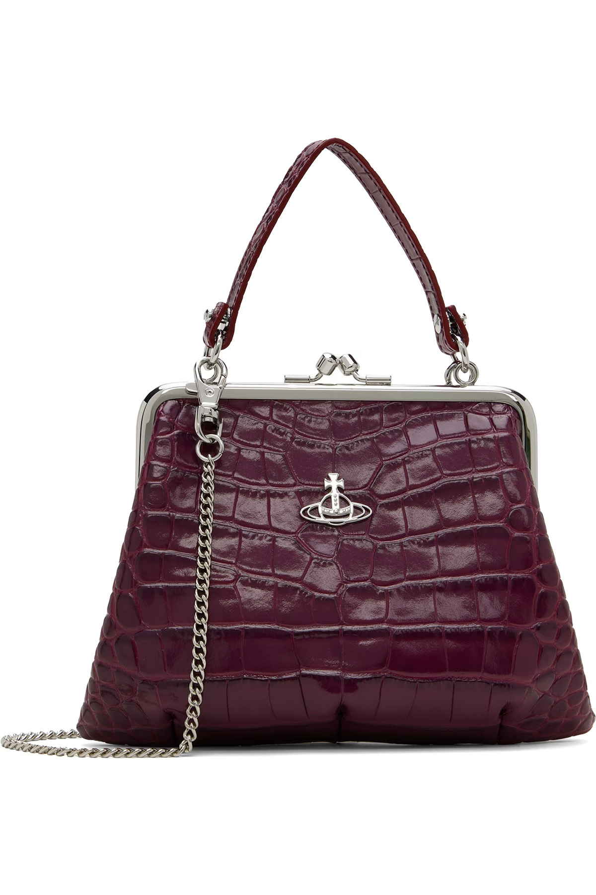 Purple Granny Frame Bag