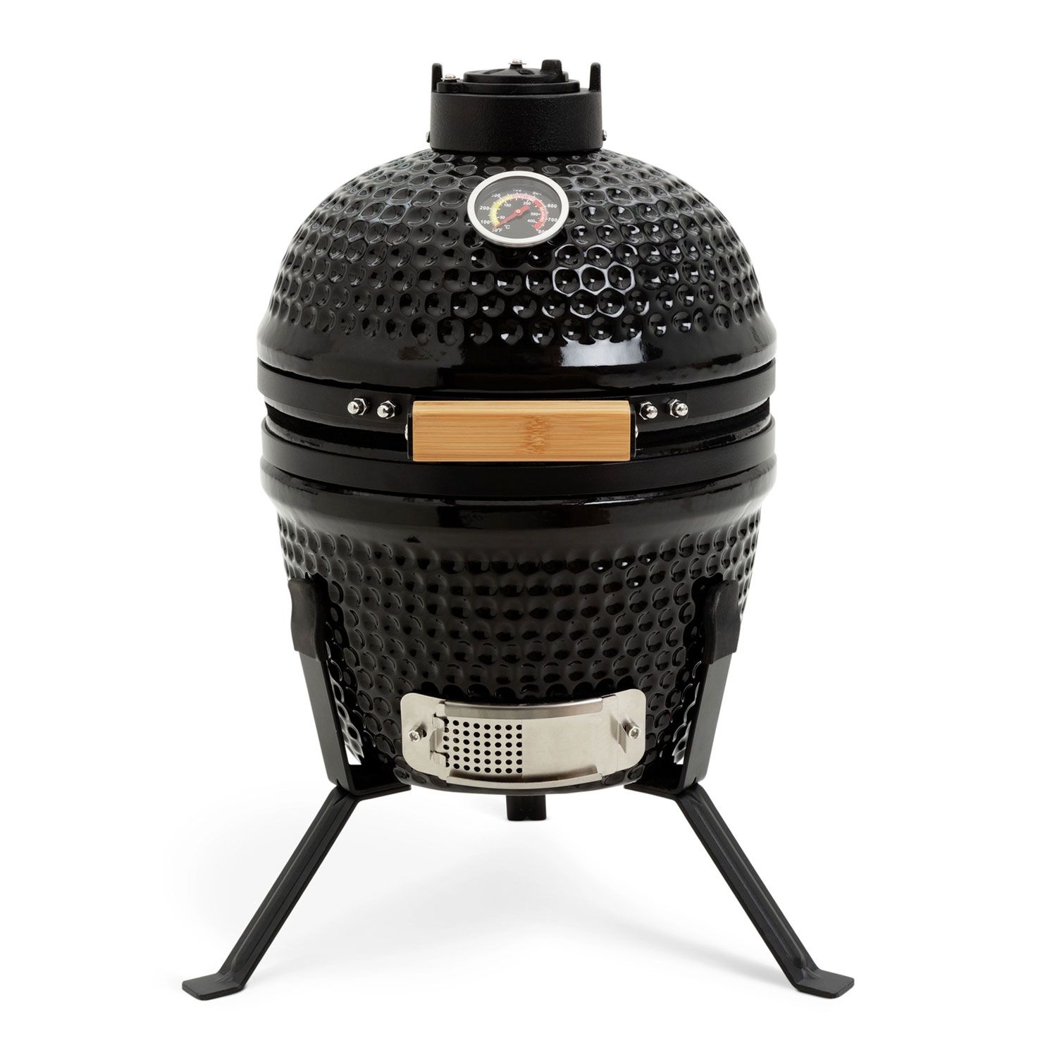 Kamado 13" Ceramic Mini Bbq Grill Smoker Portable Oven