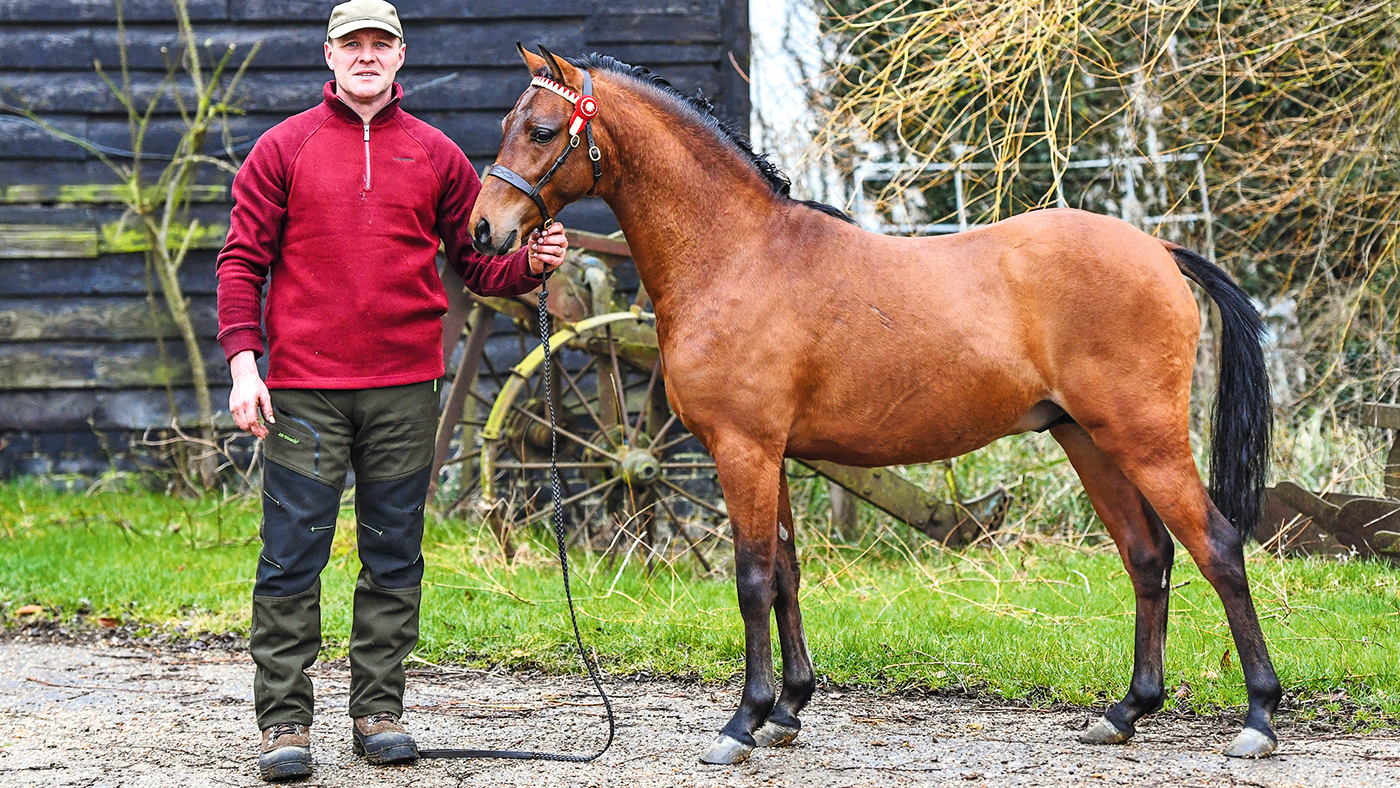 Philip Ward-Burton with the small riding pony Ducketts Dilemma.
