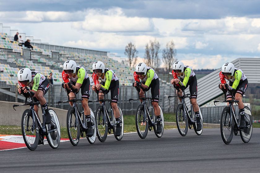 Intermarché-Wanty racing at Paris-Nice earlier this year