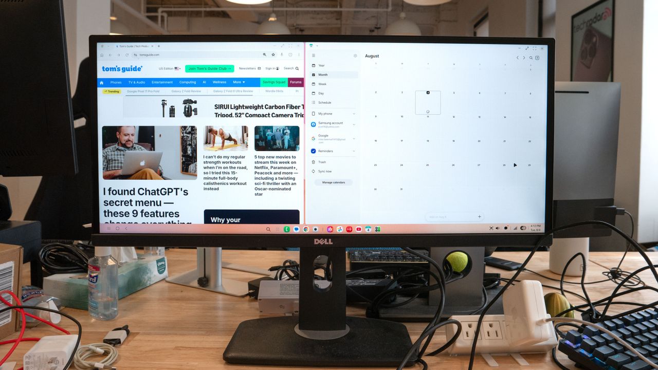 Samsung DeX on Galaxy Z Flip 8.
