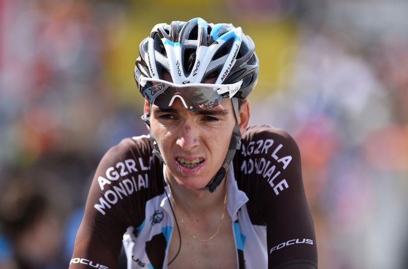 Romain Bardet (Ag2r-La Mondiale) after finishing the stage