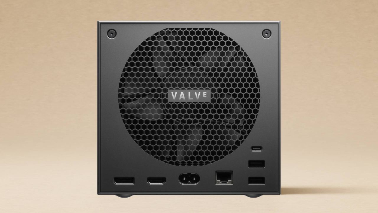 Back view of Steam Machine.