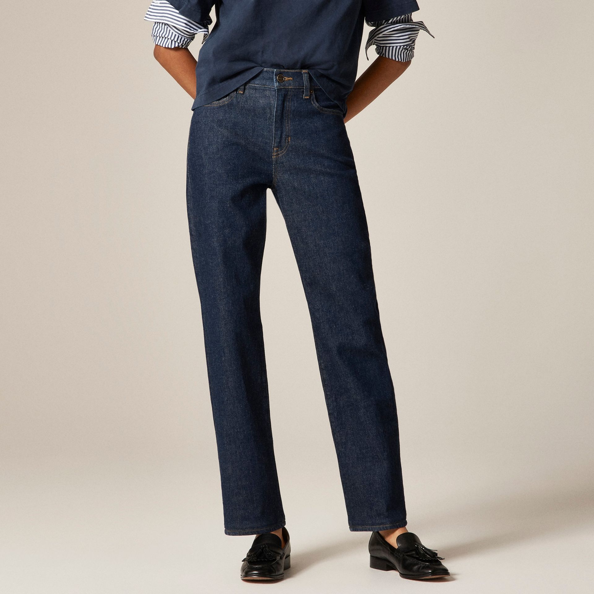Nipped Straight Jean