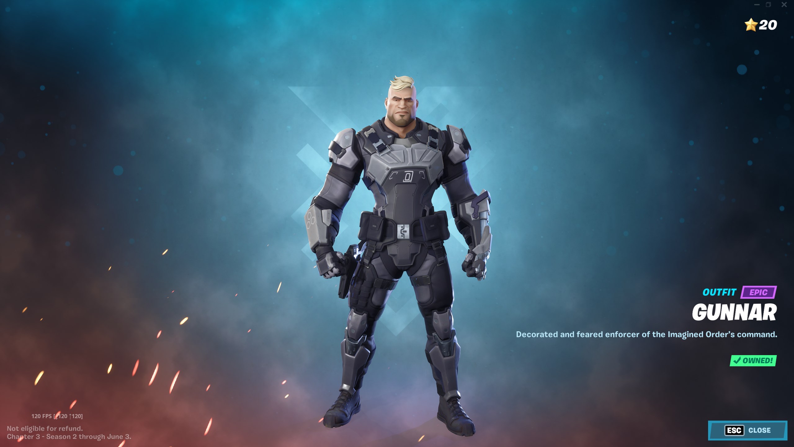 Fortnite Gunnar Battle Pass Skin