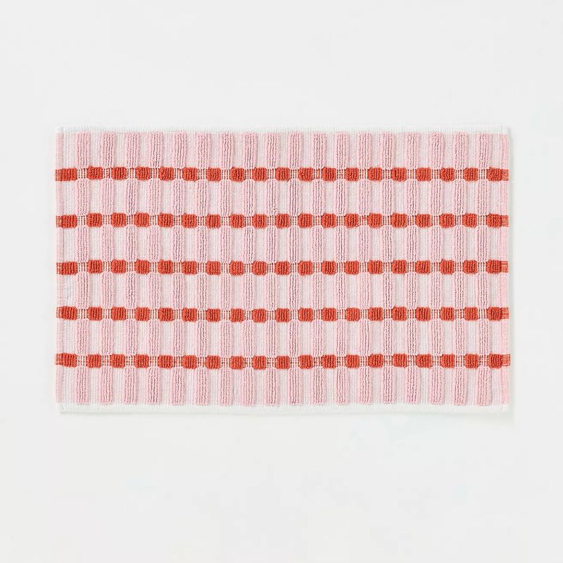 pink bathmat