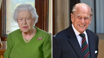 Queen's green outfit in COP26 speech honors Prince Philip