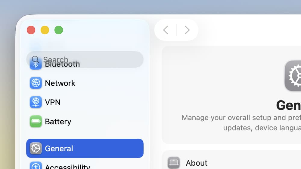 Transparent Dock icons in macOS 26 Tahoe.