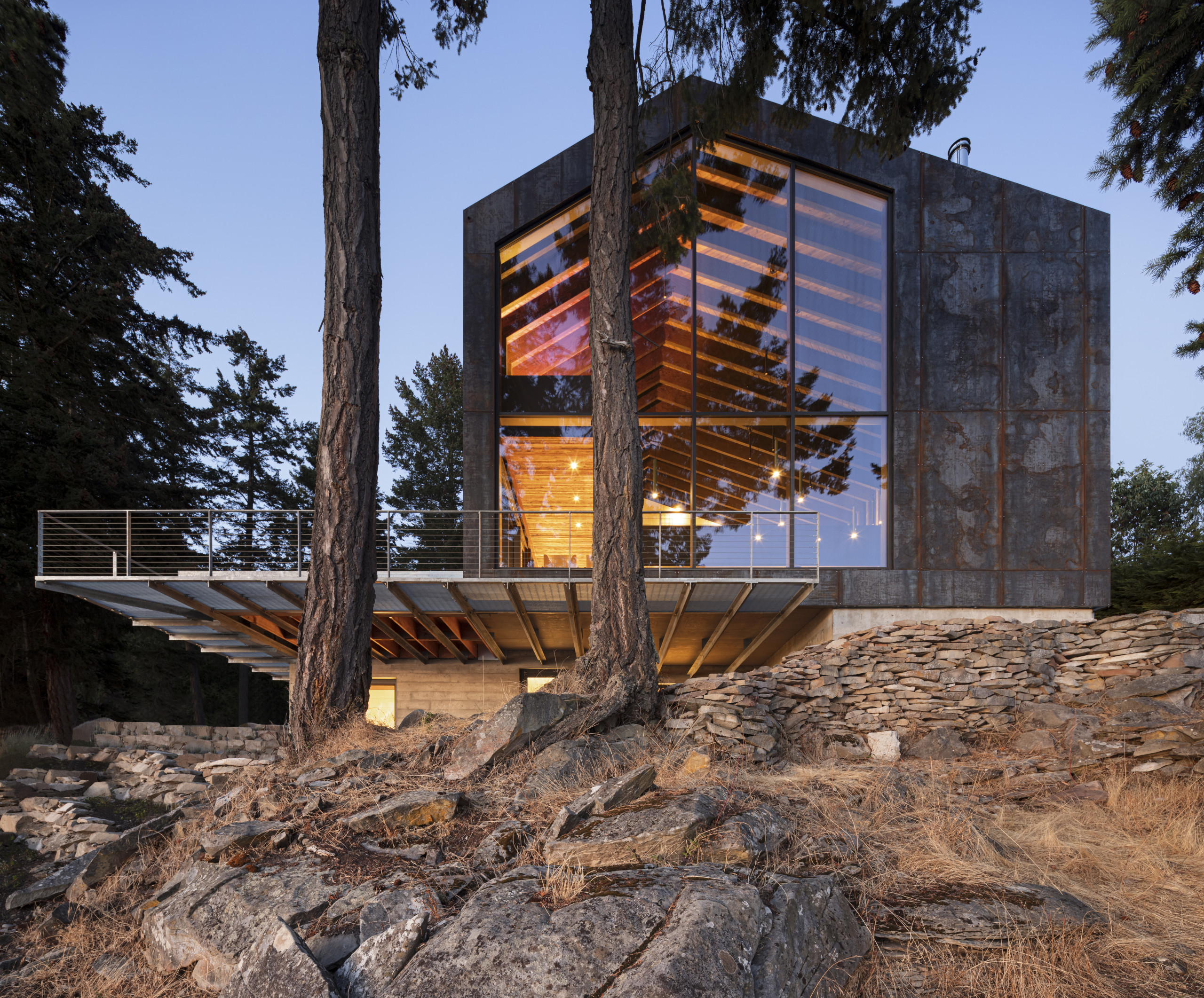 Shor House by Measured Architecture on British Columbia's Measured Island