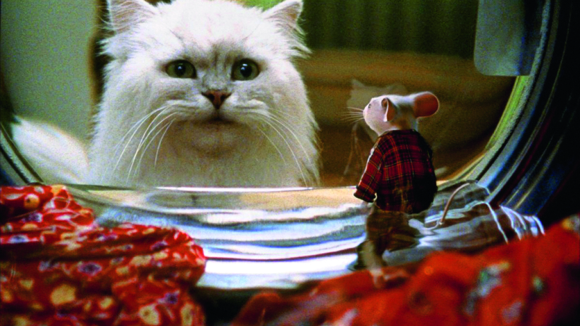Best CGI movies of the 90s; a mouse in a washing machine