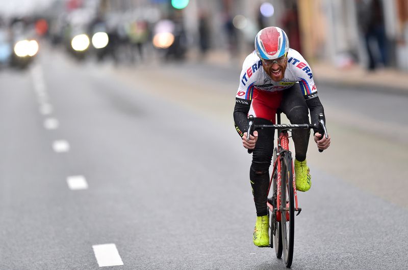 A cany ride by Luca Paolini (Katusha) resulted in victory