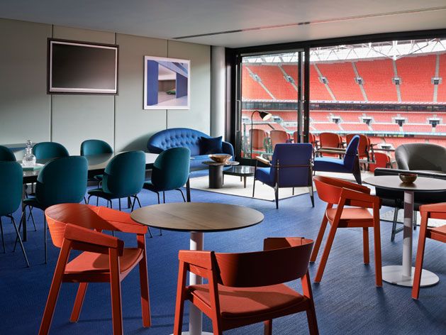 Private box at London’s Wembley Stadium