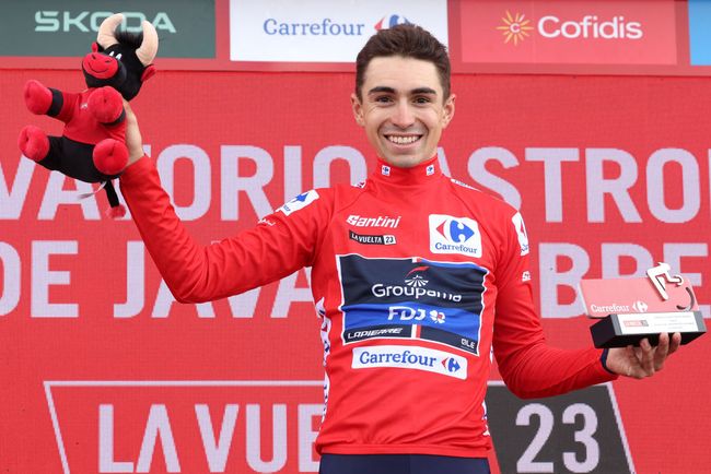 Lenny Martinez, 20, becomes youngest ever Vuelta a España leader at ...