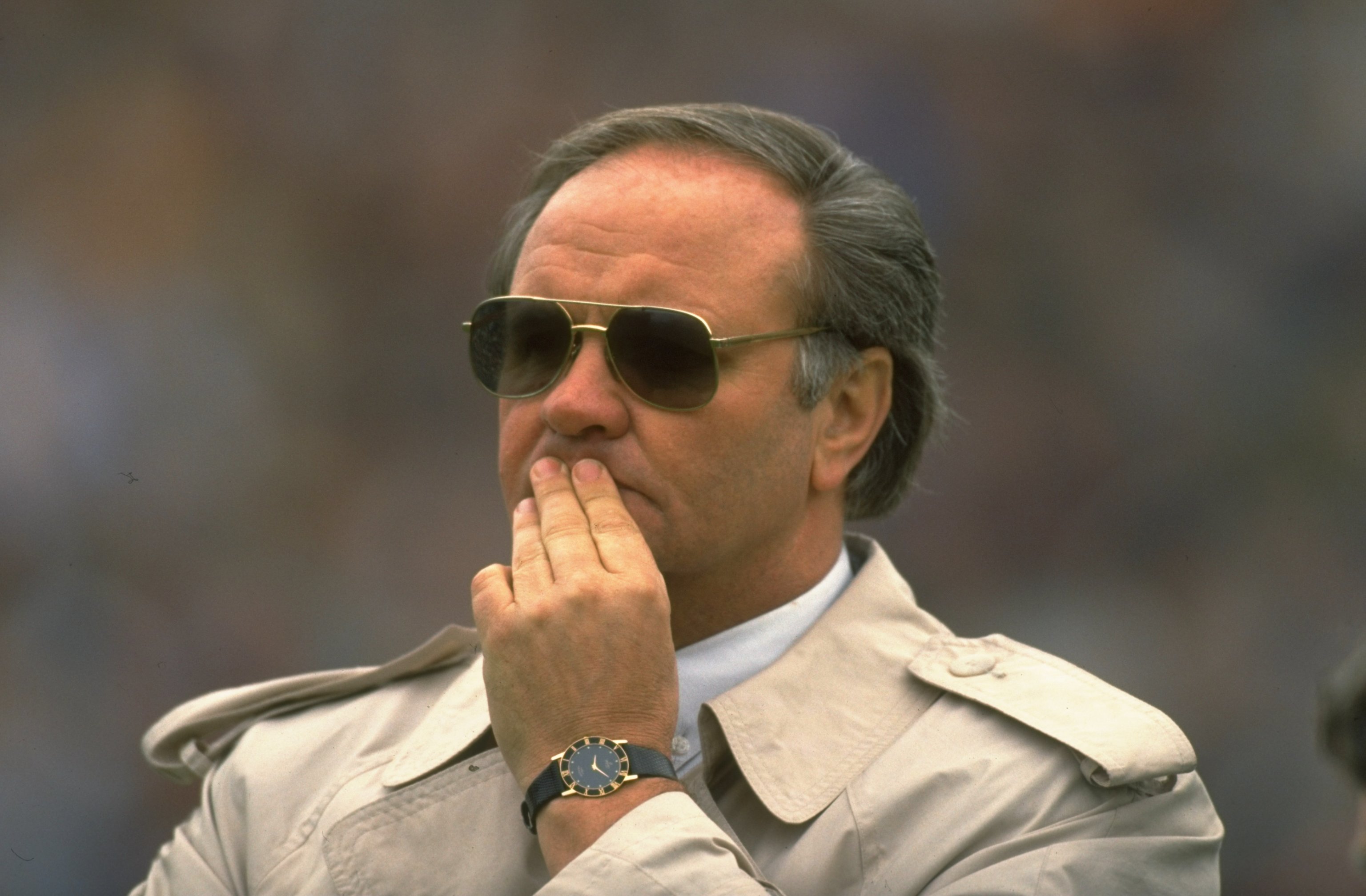 Ron Atkinson at Sheffield Wednesday in March 1991.