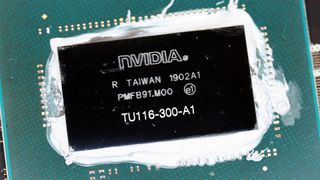 Nvidia TU116 chip shot