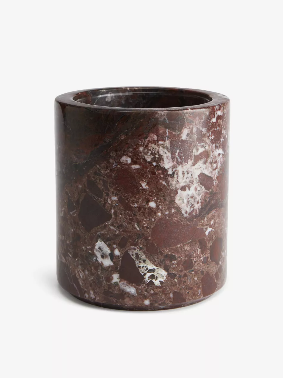 Pavel Marble Ice Bucket With Lid 21.2cm