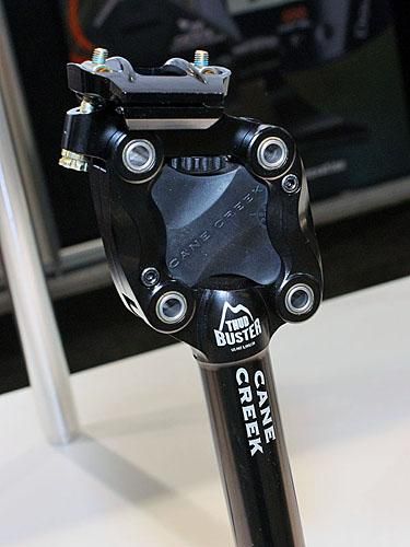 Cane Creek's Thudbuster suspension seatpost gets new rubber based elastomers for a supposedly more natural feeling ride plus an easier-to-understand coding system.