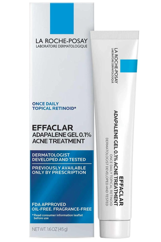 La Roche-Posay Effaclar Adapalene Gel .1% Acne Treatment 