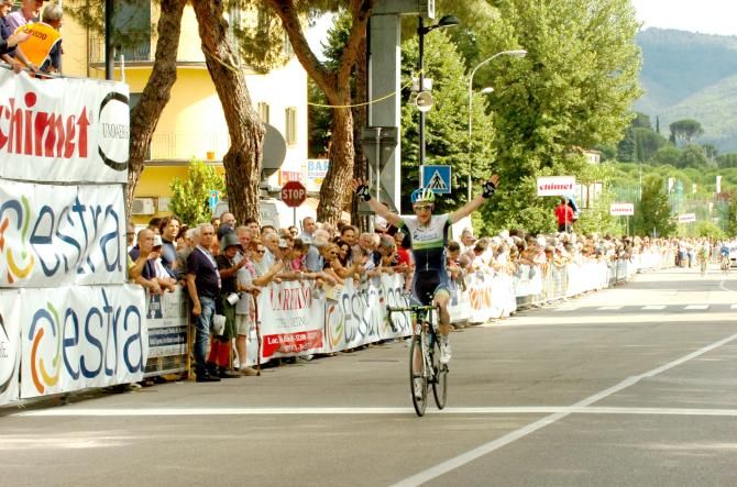 Pieter Weening (Orica-GreenEdge) wins the 2014 Giro della Toscana